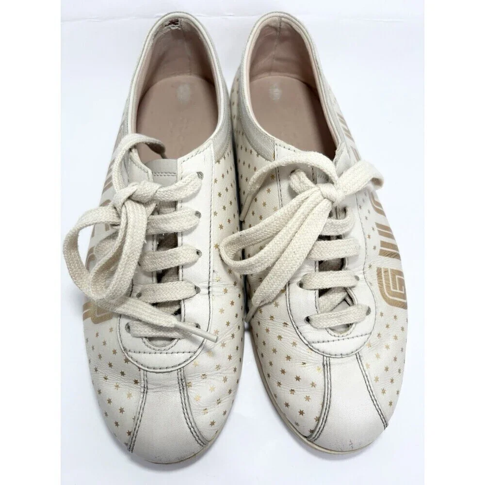 Gucci Cream and Red Sneakers